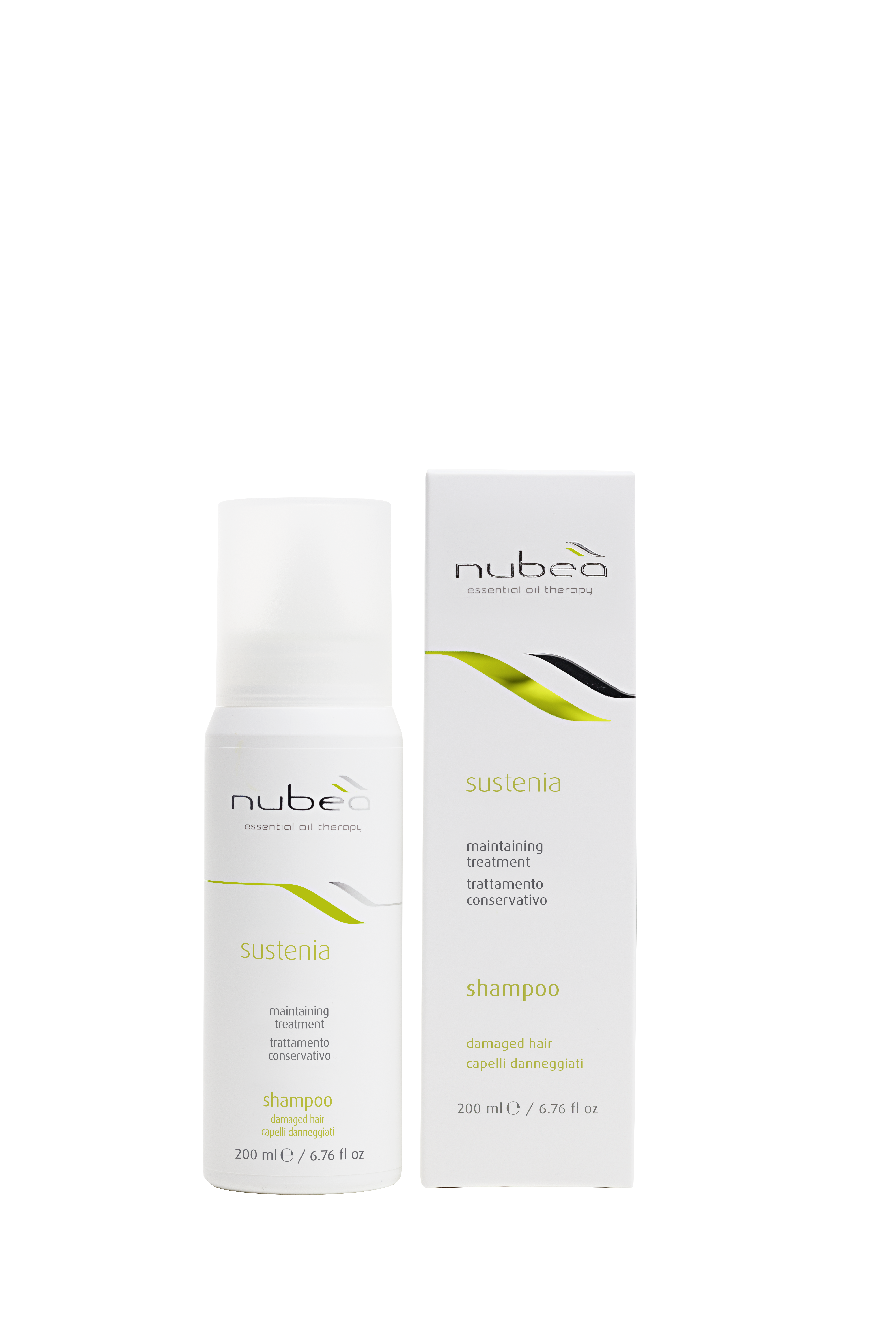 Шампунь для пошкодженого волосся Nubea Sustenia Damaged Hair Shampoo 200 мл