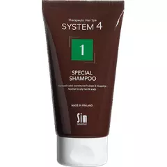 Шампунь Sim Sensitive System 4 №1 Special Shampoo 75 мл для нормальной кожи головы и склонной к жирности, Объем: 75 мл