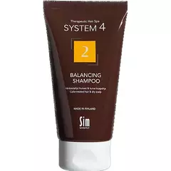 Шампунь Sim Sensitive System 4 №2 Balancing Shampoo 75 мл для сухих, окрашенных и поврежденных волос, Объем: 75 мл