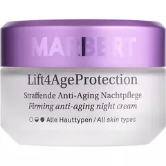 Антивіковий нічний крем Marbert Lift4Age Protection Firming Night Care 50 мл зміцнюючий