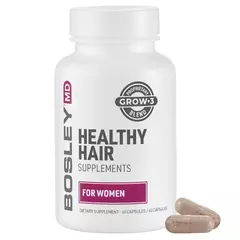 Дієтична добавка для росту здорового волосся у жінок Bosley MD Healthy Hair Supplements For Women 60 капсул