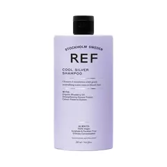 Шампунь для світлого, знебарвленного та сивого волосся REF Cool Silver Shampoo 285 мл з антижовтим ефектом, Об'єм: 285 мл
