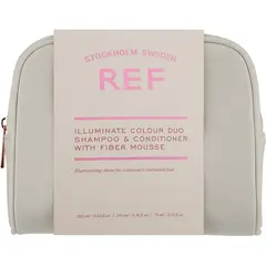 Набор для блеска окрашенных волос REF Illuminate Colour Duo Shampoo & Conditioner With Fiber Mousse