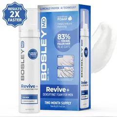 Піна проти випадіння волосся у чоловіків Bosley MD Revive+ Densifying Foam for Men 60 мл