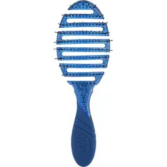 Щітка для швидкого сушіння волосся блакитна Wet Brush Pro Flex Dry Mineral Sparkle Midnight, Тон: Sparkle Midnight
