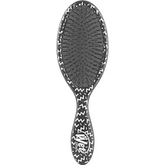 Щітка для волосся чорна зіг-заг Wet Brush Original Detangler Hipster Diagonal Checkers