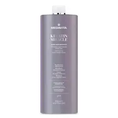Ультрарозгладжувальний шампунь для волосся з ефектом шовку Medavita Keratin Miracle Sleek Hair Shampoo 1250 мл, Об'єм: 1250 мл