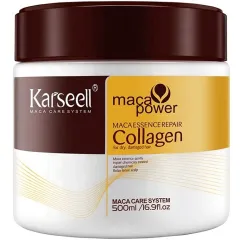 Колагенова маска-есенція для відновлення волосся Karseell Maca Essence Repair Collagen Hair Mask 500 мл, Об'єм: 500 мл