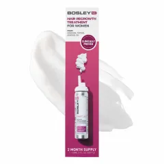 Піна з міноксидилом 5% для відновлення росту волосся у жінок Bosley MD Minoxidil Topical Aerosol 60 г курс 2 місяці