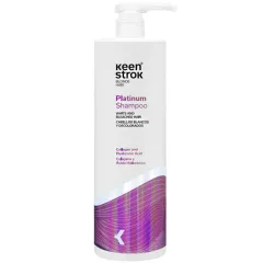 Шампунь для блонда и осветленных волос Keen Strok Platinum Shampoo For White & Bleached Hair 1000 мл, Объем: 1000 мл