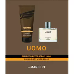 Набір для чоловіків Uomo Marbert UOMO Set (Туалетна вода,100м+ Гель для тіла та волосся,200мл)