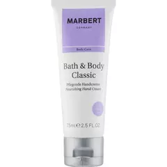 Крем для рук Marbert Bath & Body Classic Nourishing Hand Cream 75 мл питательный классик