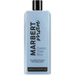 Шампунь и гель для душа Marbert Man Classic Steel Blue Shower Gel & Shampoo 400 мл