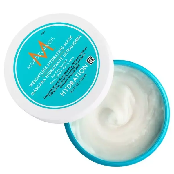 Легка зволожуюча маска для тонкого волосся Moroccanoil Weightless Hydrating Mask 250 мл, Об'єм: 250 мл, зображення 2