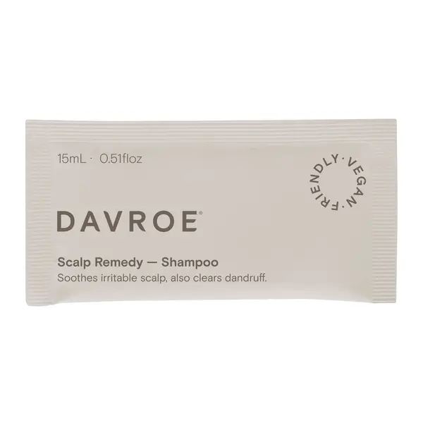 Успокаивающий шампунь по уходу за кожей головы DAVROE Scalp Remedy Shampoo 15 мл, Объем: 15 мл