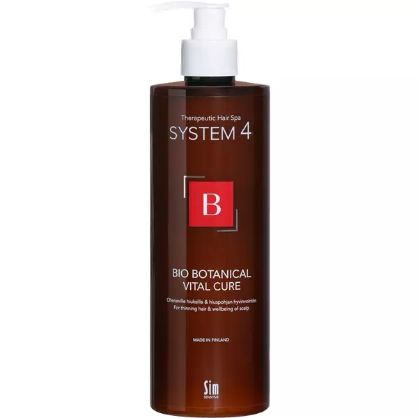 Кондиционер Sim Sensitive System 4 Bio Botanical Vital Cure 500 мл для кожи головы против выпадения волос, Объем: 500 мл