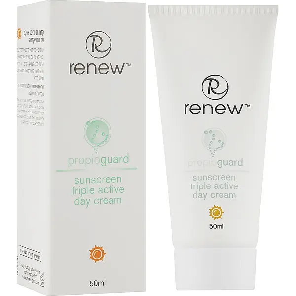 Дневной увлажняющий крем тройного действия для проблемной кожи Renew Propioguard Sunscreen Triple Active Day Cream 50 мл, изображение 2