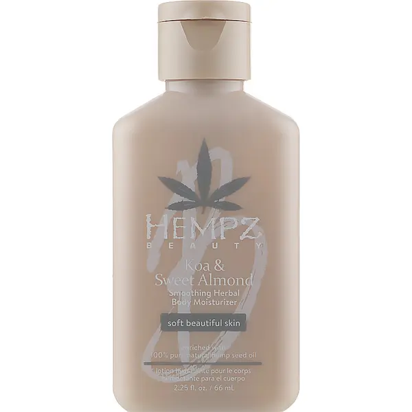 Молочко для тіла Коа-Солодкий Мигдаль HEMPZ Koa & Sweet Almond Smoothing Herbal Body Moistirizer 65 мл, Об'єм: 65 мл