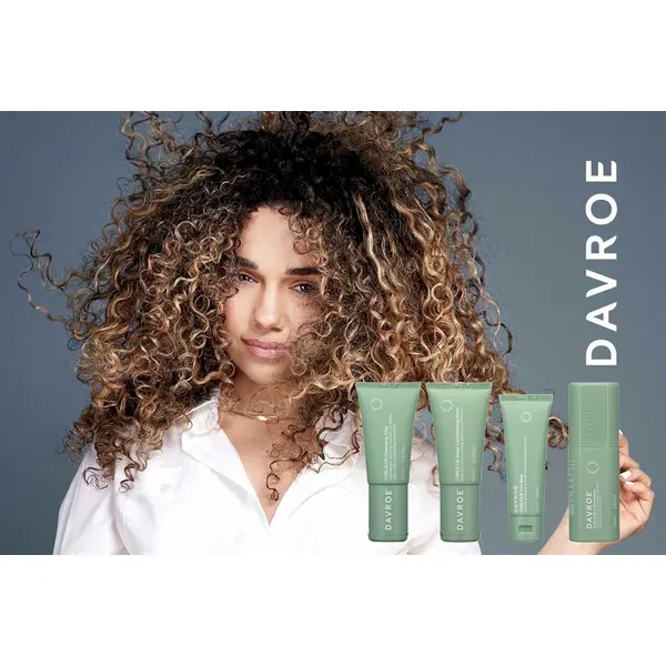 Набір для догляду за кучерявим волоссям DAVROE Curlicue Christmas Xmas Travel Pack, зображення 3