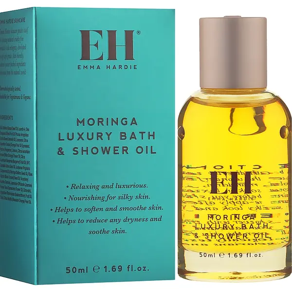 Олія для ванни й душу Emma Hardie Moringa Luxury Bath and Shower Oil 50 мл, зображення 2