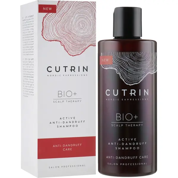 Активний шампунь проти лупи Cutrin Bio+ Active Anti-Dandruff Shampoo 250 мл, зображення 2