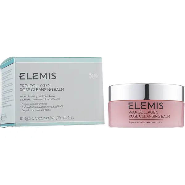 Гідрофільний бальзам для вмивання Троянда ELEMIS Pro-Collagen Cleansing ROSE Balm 100 г, Об'єм: 100 мл, зображення 2
