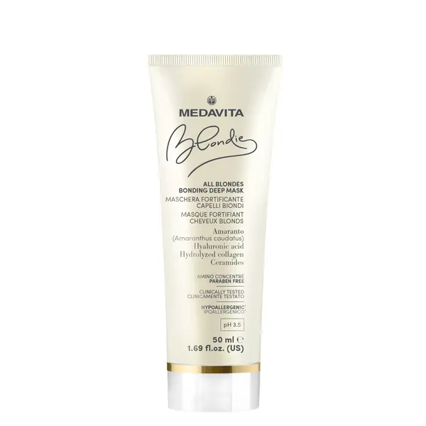 Глубоко укрепляющая маска для всех оттенков блонда Medavita Blondie All Blondes Bonding Deep Mask 50 мл, Объем: 50 мл