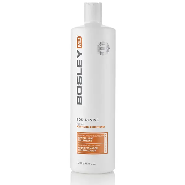 Кондиционер для объема истонченных окрашенных волос Bosley MD Bos Revive Conditioner 1000 мл, Объем: 1000 мл