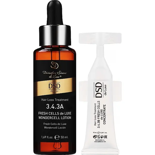Лосьйон для росту волосся Фреш Целлс Де Люкс Simone DSD De Luxe Fresh Cells DeLuxe Wondercell Lotion № 3.4.3А 60 мл, зображення 2