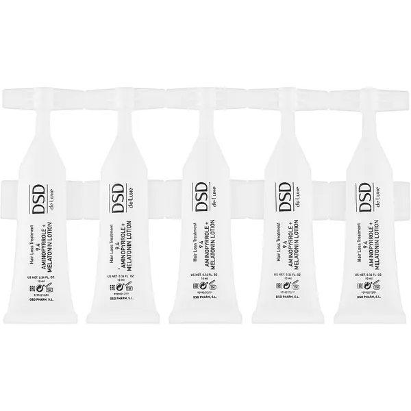 Лосьон от выпадения волос Simone DSD De Luxe Aminopyrrole Lotion + Melatonin № 9.4 10*10 мл, изображение 2