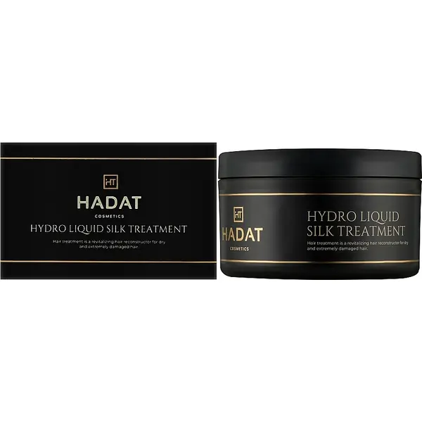 Маска для волос Жидкий шелк Hadat Cosmetics Hydro Liquid Silk Treatment 300 мл, Объем: 300 мл, изображение 2