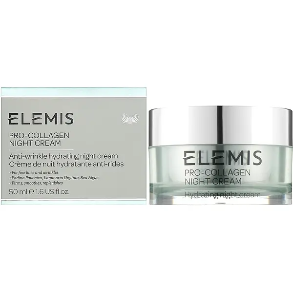 Нічний зволожувальний крем для обличчя Про-Колаген ELEMIS Pro-Collagen Night Cream 50 мл, зображення 2