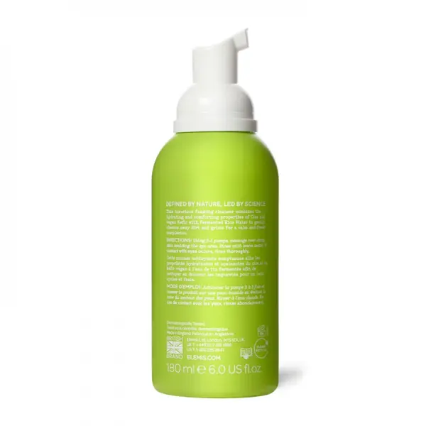 Очищающая пенка ELEMIS Superfood Сica Calm Cleansing Foam 180 мл, изображение 2