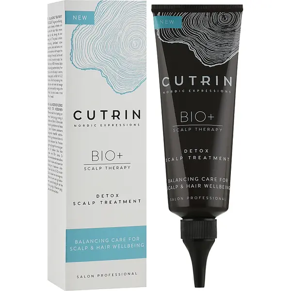 Очищувальна маска для шкіри голови Cutrin Bio+ Detox Scalp Treatment 75 мл, зображення 2