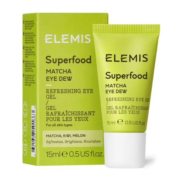 Охлаждающий гель для кожи вокруг глаз ELEMIS Superfood Matcha Eye Dew 15 мл, изображение 2