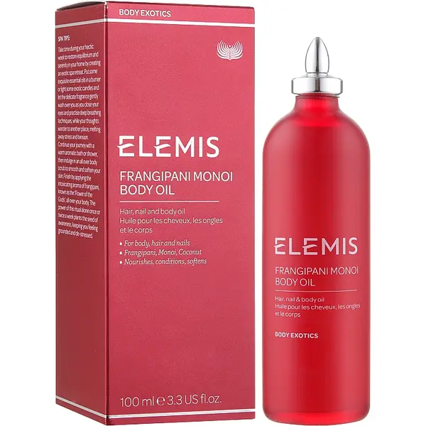 Олія для тіла Франжипані-Моної ELEMIS Frangipani Monoi Body Oil 100 мл, зображення 2