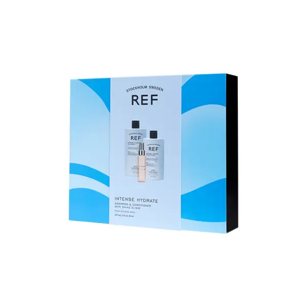 Подарочный набор для увлажнения волос REF Gift Box Intense Hydrate Shampoo & Conditioner with Shine Elixir