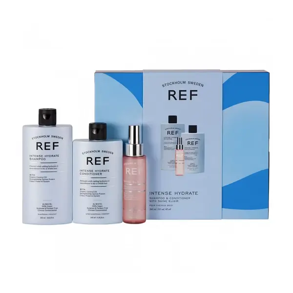 Подарочный набор для увлажнения волос REF Gift Box Intense Hydrate Shampoo & Conditioner with Shine Elixir, изображение 2