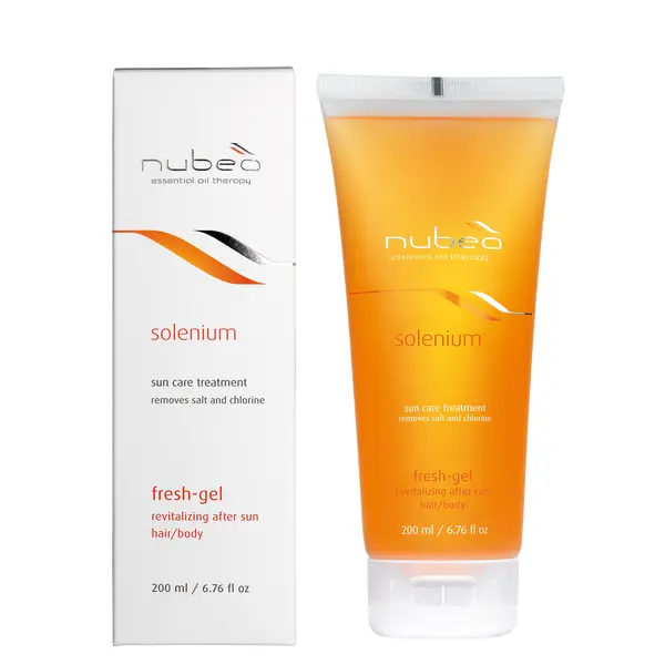 Ревіталізуючий очищаючий фреш-гель для волосся та тіла Nubea Solenium Fresh-Gel Revitalizing After Sun Hair and Body 200 мл