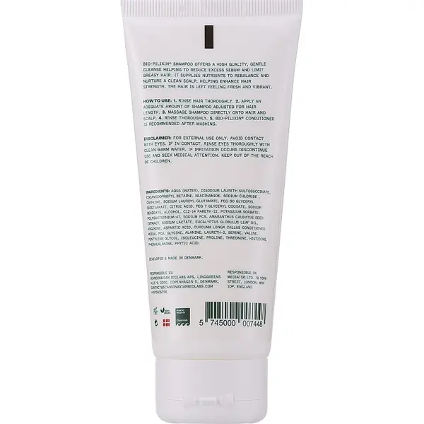 Шампунь для зміцнення волосся у жінок Scandinavian Biolabs Hair Strength Bio-Pilixin Shampoo for Women 100 мл, Об'єм: 100 мл, зображення 2