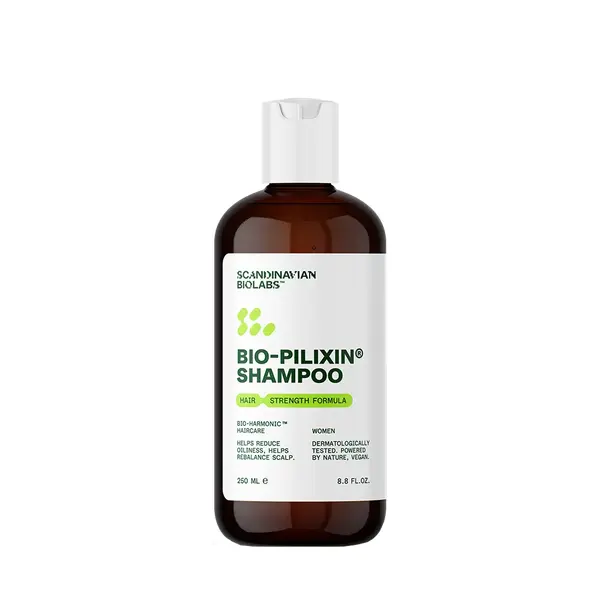 Шампунь для зміцнення волосся у жінок Scandinavian Biolabs Hair Strength Bio-Pilixin Shampoo for Women 250 мл, Об'єм: 250 мл