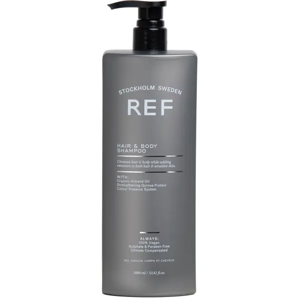 Шампунь-гель для душу чоловічий REF Hair & Body Shampoo 1000 мл, Об'єм: 1000 мл