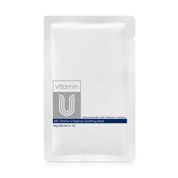 Тканинна відновлююча маска з вітаміном U CUSKIN Vitamin U Essence Soothing Mask 25 г, зображення 2