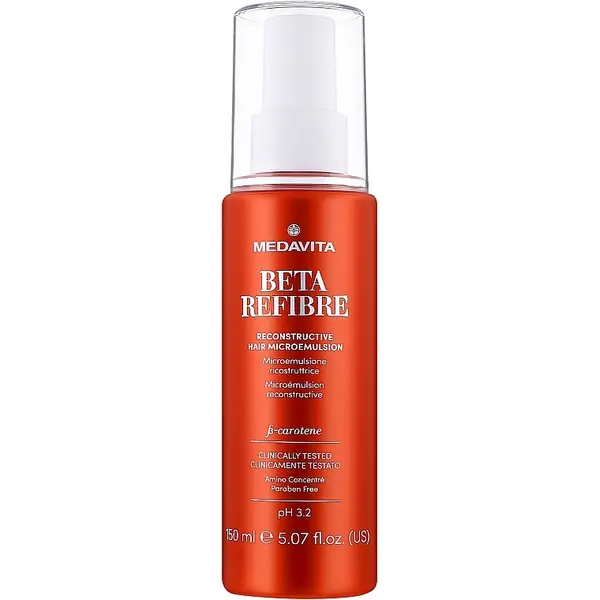 Відновлювальна мікроемульсія для пошкодженого волосся Medavita Beta Refibre Recontructive Hair Microemulsion 150 мл