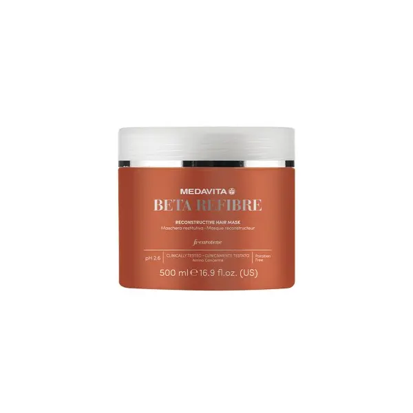 Восстанавливающая маска для поврежденных волос Medavita Beta Refibre Recontructive Hair Mask 500 мл, Объем: 500 мл