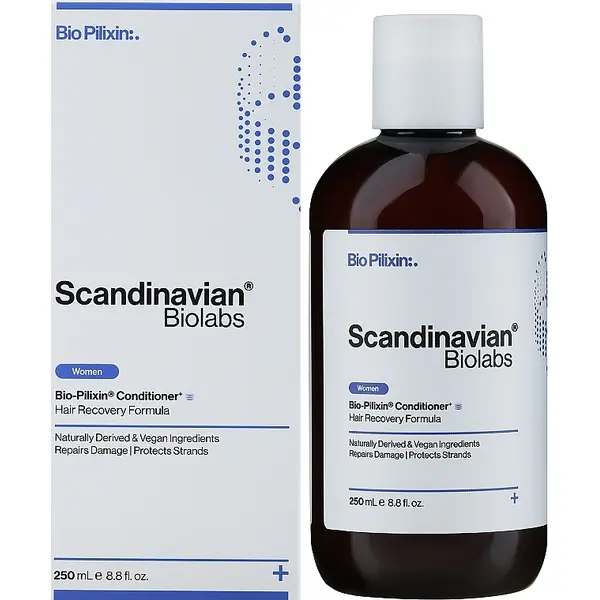 Відновлюючий кондиціонер для жінок Scandinavian Biolabs Hair Recovery Bio-Pilixin Conditioner for Women 250 мл, Об'єм: 250 мл, зображення 3