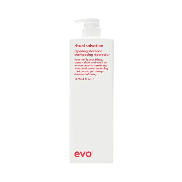 Відновлюючий шампунь для фарбованого волосся EVO Ritual Salvation Repairing Shampoo 1000 мл, Об'єм: 1000 мл
