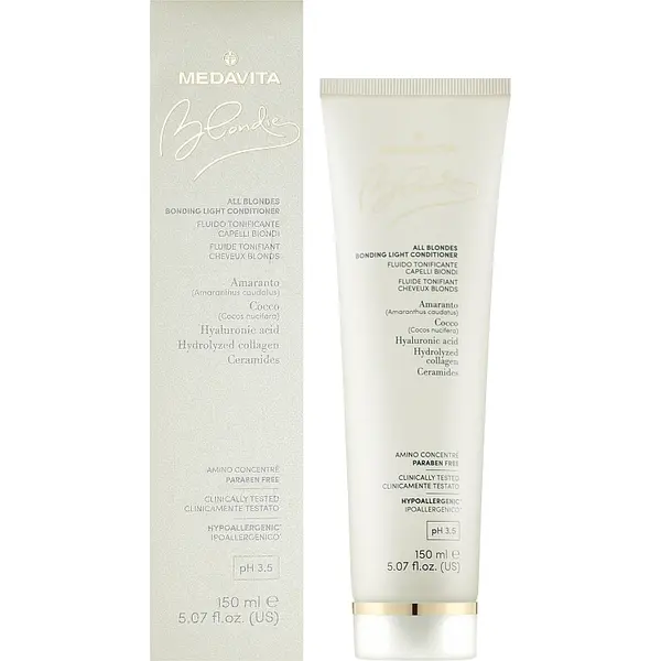 Укрепляющий кондиционер для всех оттенков блонда Medavita Blondie All Blondes Bonding Light Conditioner 150 мл, Объем: 150 мл, изображение 2