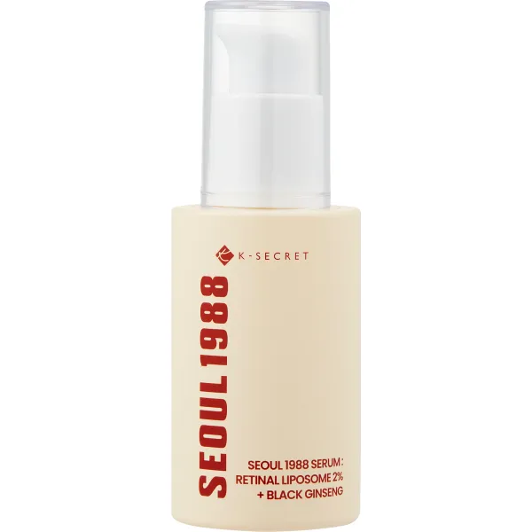 Антивікова сироватка з ретиналем K-SECRET SEOUL 1988 Serum Retinal Liposome 2% Black Ginseng 30 мл