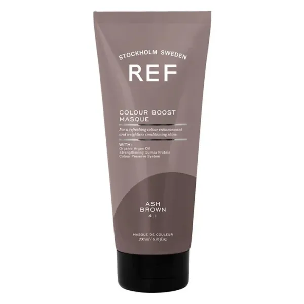 Маска для посилення кольору Попелясто-коричнева REF Colour Boost Masque Ash Brown 4.1 200 мл
